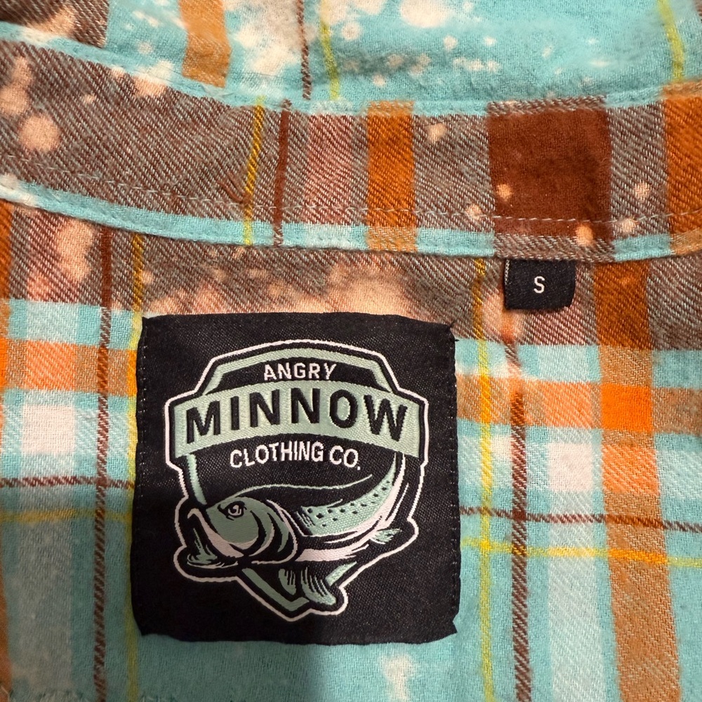 Angry Minnow Plaid Shirt Rudolph limited edition Christmas